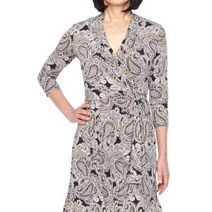 Paisley Wrap Dress